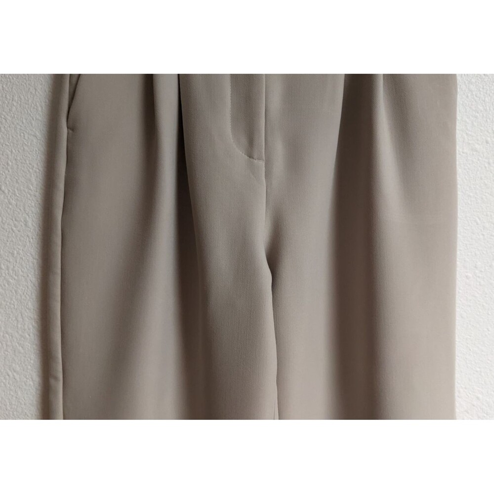 Women's Abercrombie & Fitch Sloane Tan Tailored Wide Leg Pant 29/8 - Picture 4 of 13